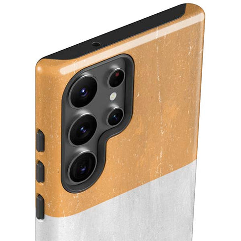Ivory Coast Flag Distressed Galaxy S23 Ultra Pro Case